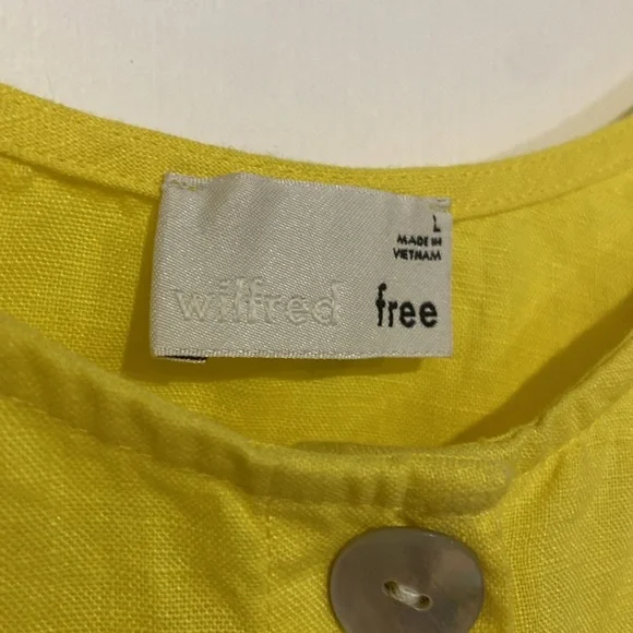 Linen Crop Top - Picture 4 of 5